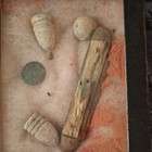 Vintage Civil War Relic Display Box - 100  Complete 5-piece Dug Set - Southern