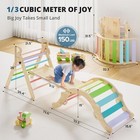 Bluewood Pikler Triangle Set  Toddler Wooden Climbing Toys Indoor 7in1 Foldab   
