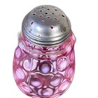 Antique Hobbs Rubina Polka Dot Coinspot Sugar Shaker  C  19th Century  Exc Cond