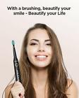 Fairywill Sonic Electric Toothbrush 5 Mode Clean Teeth Usb Rechargeable 6x Heads