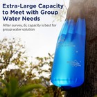Gravity-fed Water Filter System With Personal Water Filter Straw Hiking camping