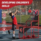 Basketball Arcade Game Indoor Outdoor  Kids Basketball Hoop With 4 Single Shot