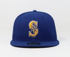 New Era 59fifty Men Women Cap Seattle Mariners Royal Blue Alternate Fitted Hat