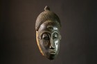 African Guro Tribal Mask Hand Carved Wood Wall Art Home Decor Accent-g1856