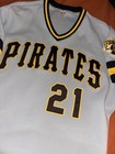 Vintage Rawlings Pittsburgh Pirates Roberto Clemente  21 Baseball Jersey Size 42