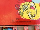 Vintage 1941 Transogram Hats Off Clown Target Game Wood Toy W  Box Complete