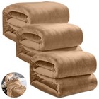 Soft Reversible Fleece Blanket Throw For Sofa Couch Bed Blanket Christmas Sale