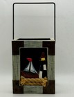 Vintage Nautical Light House Decorative Wooden Candle Holder   Set Of Buoys