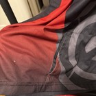 Y2k Old School Evil Paintball Jersey Red black grey Men   s Xl Padded Elbows