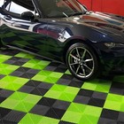 25 50 Pack Interlocking Garage Floor Tiles Vented Water Drainage 15 7   X 15 7  