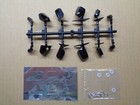 Fits 1 10 Rc Car High Simulation Side Rear View Mirror Diy Kit  6 Sizes  Black 
