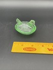 Green Glass Mini Hen On Nest Chicken Salt Dish Hon