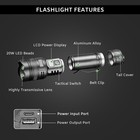 1-2 Pack 5000000lm Super Bright Led Flashlight Rechargeable Tactical Flashlights