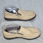 Crocs Mens Walu 11270 Light Brown Moc Toe Slip-on Loafer Shoes Size 9m