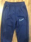 Kids Unisex Nike Dri-fit Soccer Pants Size S Navy Blue 