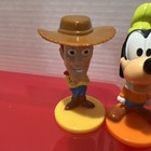 Set Of 5 Kellogg   s Disney Bobblehead Toys Goofy  Mickey Mouse woody donald Duck