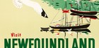 Newfoundland Travel Poster Canada Vintage Tourism Art Retro Coastal Landscape