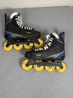 Tour Code 9 one Tri-coil Xt 2 Inline Skates Roller Hockey 80mm Yellow Wheels 8