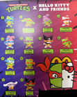 1-set  12pcs  2025 Teenage Mutant Ninja Turtles Hello Kitty Happy Meal Toys