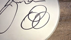 Authentic Jason Bonham Autographed 14  Remo Drum Head Led Zeppelin Sammy Hagar