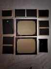 Vtg Picture Photo Frames Brass Gold Goose Girl Gallery Wall Hinged Cottage