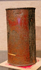 1950s Atlantic Ale Flat Top Beer Can  Atlantic Brewing Charlotte Nc Black Bkgnd