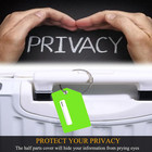 7 Pack Silicone Luggage Tag Baggage Handbag Travel Bag Tags With Name Id Card Pe