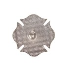 Fire Dept Maltese Cross Firefighter Collar Lapel Scramble Pin Tie Tack Ff Gift