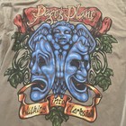 Page   Plant Walking Into Clarksdale 1998 Tour T-shirt Men s L Tan Vintage