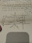 Antique 1845 Richard Morris Land Survey Map Butternuts New York Ny Otsego County
