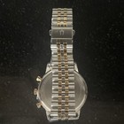 Bulova Chronograph Men s Two-tone Metal Bracelet Black Dial Wristwatch