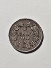 1864 G Mexican Empire 5 Centavos Au