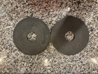 York Milled 5lb Weight Plates Pair    Rare  Milled On The Back Side