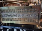 Antique Old Asethetic Movement Arts And Crafts Brass Letter Magazine Rack Reg 