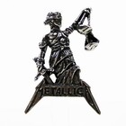 Metallica Justice For All Pewter Pin