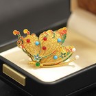Chinese Style Butterfly Brooch Vintage Insect Pin Womens Sweater Clip Accessory