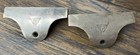 2 Vintage Columbian 4  Inch Vise Copper Jaw Caps Covers Used Vise