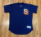 San Diego Padres Glenn Dishman  63 Vintage Game Used Worn Mlb Baseball Jersey 46