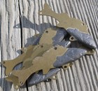 Lead Weighted Brass Forage Walleye Fry Diy Tackle - Lot Of 20 Medium Size C5