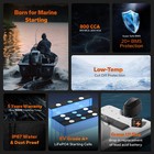 Litime 12v 20ah 800 Cca Lifepo4 Marine Starting Battery For Outboard Motor Ip67