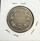 1892 Canada 25 Cents  Silver  Nice Coin