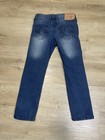 True Religion Jack Medium Blue Denim Jeans Kids Boys Size 6 Slim Fit Distressed