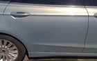 2013-2016 Ford Fusion Passenger Right Rear Door Assembly W glass Trim Yq Silver