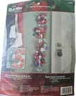 New Bucilla Felt Kit  85264 Christmas Snow Wall Hanging Mural Plaid Home Decor