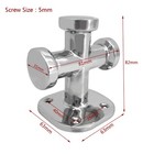63x63mm Stainless Steel Single Cross Bollard Mooring Bitt Boat Cleat