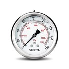 0-160 Psi Glycerin Liquid Filled Air Pressure Gauge  2 5  Dial Size  1 4  Npt   