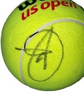Novak Djokovic Signed Autograph Large Jumbo Us Open Official Tennis Ball Beckett