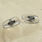 New Replacement Authentic Rayban Eyeglasses Sunglasses Nose Pads Plug-in Silver