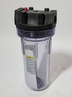 Pentek 150435 Standard Water Filter Housing 3 4 Inch Npt Clear Sump Pr