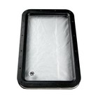 Black Replacement Window Frame With Seal   Glass For Raidus Rv - Inner   Outer